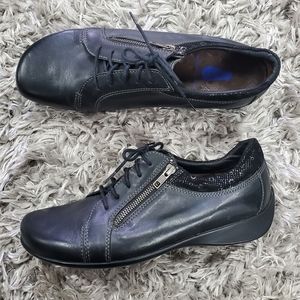 Wolky Bonnie Black Leather Therapeutic Comforg Shoe Size 9.5 (43EU)